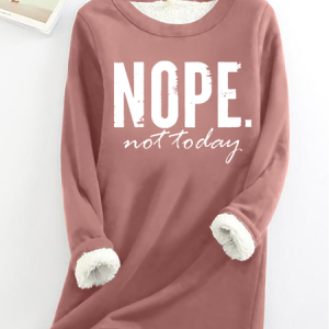 Casual Crew Neck Text Letters Sweatshirt, Hoodies & Sweatshirts, color:Pink|size:3XL, Noracora