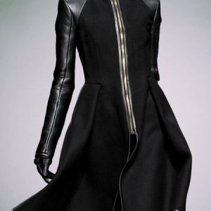 Stand Collar Plain Regular Fit Jacket, Jackets, color:Black|size:XXL, Stylewe