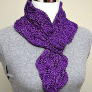 Scarf, Scarves, color:Purple|size:One-size, Noracora