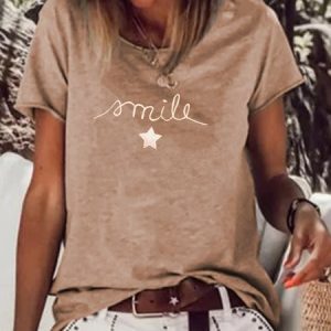 Letter Crew Neck Casual Shift T-shirt, T-shirts, color:Kakashi|size:3XL, Noracora