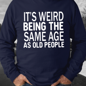 Men's Funny Age Casual Loose Text Letters Sweatshirt, Hoodies&Sweatshirts, Lilicloth.com