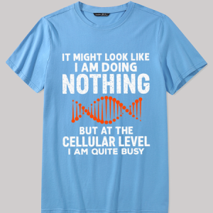Men's Funny Science Lover Cotton Crew Neck Casual Loose T-Shirt, T-shirts, Lilicloth.com