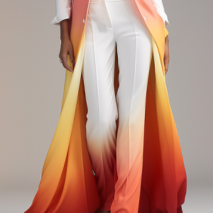 Ombre Urban Regular Fit Long Pants Straight pants, Pants, color:As Picture|size:XXL, Stylewe