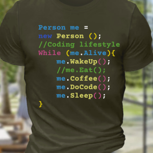 Men's Funny Word Software Engineer Computer Engineer Cotton Casual Crew Neck T-Shirt, T-shirts, Lilicloth.com