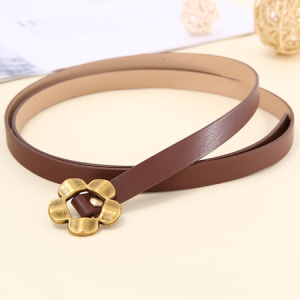 Elegant Floral Belt, Belts, color:Coffee|size:One-size, Stylewe
