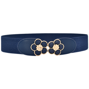 Casual Floral Belt, Belts, color:Deep Blue|size:One-size, Stylewe