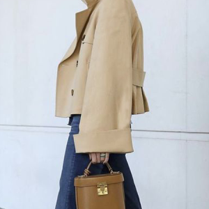 Lapel Collar Long Sleeve Urban Plain Loose Trench Coat, Coats, Roselinlin - Online Catalog