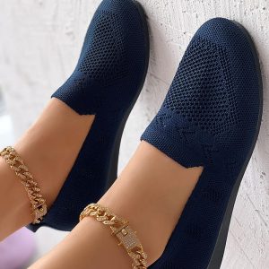 Hollow Out Breathable Casual Loafers, Slip-on, chicme - Women's Fashion Online