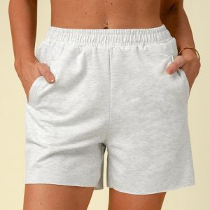 Casual Basic Daily Sports Shorts, Shorts, color:White|size:3XL, Noracora