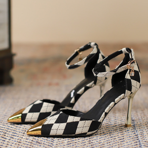 All Season Contrast Stitching Casual Flat, Heels, color:Black-white|size:43, Stylewe
