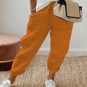 Drawstring Pocket Design Causal Pants, Pants, chicme - Women's Fashion Online