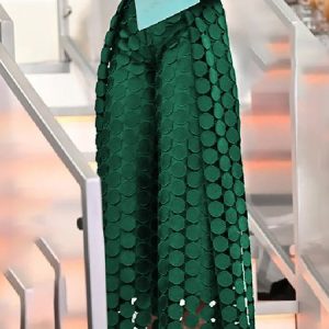 Regular Fit Urban Plain Fashion Pants, Pants, color:Green|size:XXL, Stylewe