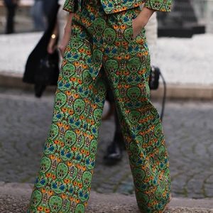 Urban Regular Fit Ethnic Fashion Pants, Pants, color:Green|size:XXL, Stylewe