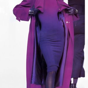 Loose Shawl Collar Urban Loose Plain Coat, Coats, color:Purple|size:XXL, Stylewe