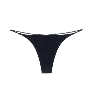 Zebra Stripe Print/ Plain Low Waist Skinny Panty, Panties, chicme - Women's Fashion Online