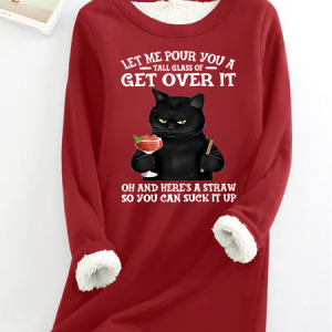 Casual Crew Neck Santa Claus Sweatshirt, Hoodies & Sweatshirts, color:Red|size:3XL, Noracora