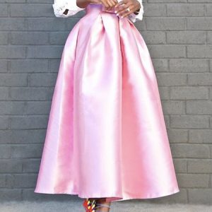 Daily Urban Regular Fit Plain Skirt, Skirts, color:Pink|size:XXL, Stylewe
