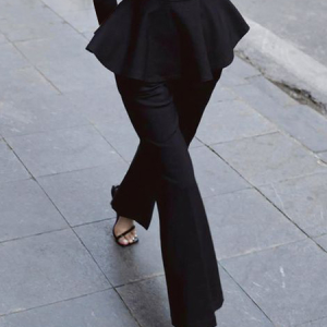 Regular Fit Urban Plain Fashion Straight Long Pants, Pants, color:Black|size:XXL, Stylewe