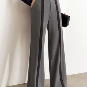 Urban Loose Plain Pants, Pants, color:Gray|size:XXL, Stylewe