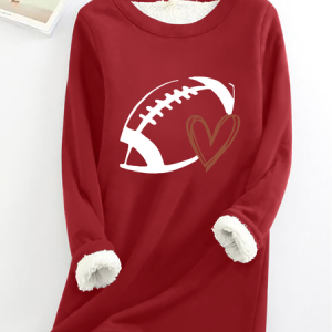 Funny Ball Crew Neck Casual Sweatshirt, Hoodies&Sweatshirts, Lilicloth.com