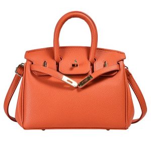 Large Capacity Twist Lock Handbag Crossbody Bag, Bags, Lilicloth.com