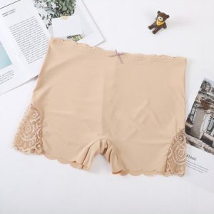 Floral Seamless Boxer Briefs Underwear, Lingeries, color:Nude|size:L, catalog Noracora shop