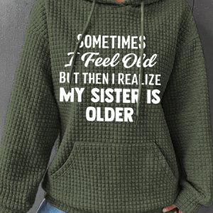 Funny Sister Casual Hoodie Hoodie, Hoodies&Sweatshirts, Lilicloth.com