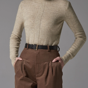 High Elasticity Plain Urban Regular Fit Long sleeve Sweater, Pullovers, color:As Picture|size:XXL, Stylewe