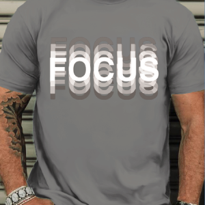 Men's Cotton Focus Casual T-Shirt, T-shirts, Lilicloth.com