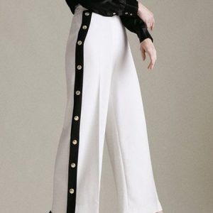 Plain Urban Pants, Pants, color:White|size:XXL, Stylewe