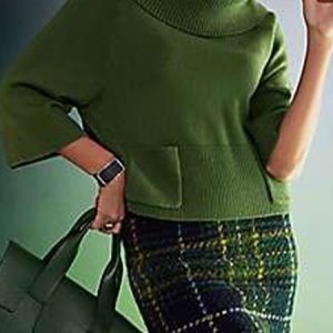 Urban Shawl Collar Plain Loosen Sweater, Pullovers, color:Green|size:XXL, Stylewe