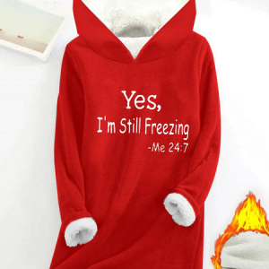 Casual Hoodie Text Letters Hoodie Compound Hair, Hoodies & Sweatshirts, color:Red|size:XXL, Noracora