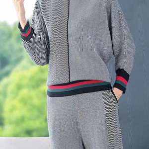 Medium Elasticity Urban Loose Stand Collar Long Sleeve Sweater, Pullovers, color:Gray|size:XXL, Stylewe