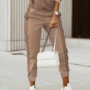 Text Letters Loose Sports Pants, Pants, color:As Picture|size:XXL, Stylewe