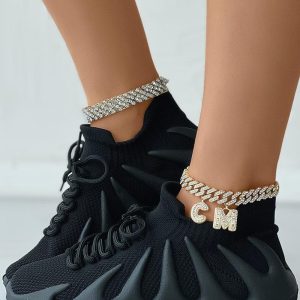 Lace Up Plain Platform Sneakers, Sneakers, chicme - Women's Fashion Online
