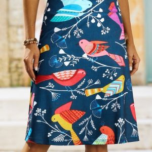 Vintage Jersey Animal Skirt, Skirts, color:Color|size:3XL, Noracora