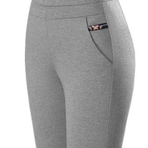 Casual Random Print Long Legging, Leggings, color:Gray|size:5XL, Noracora