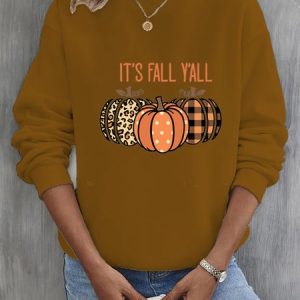 Crew Neck Heart/Cordate Loose Casual Sweatshirt, Hoodies&Sweatshirts, Lilicloth.com