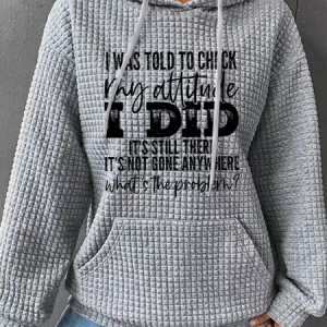 I Was Told To Check My Attitude Hoodie Casual Hoodie, Hoodies&Sweatshirts, Lilicloth.com