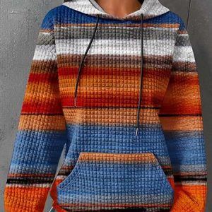 Loose Ombre Hoodie Casual Hoodie, Hoodies&Sweatshirts, Lilicloth.com