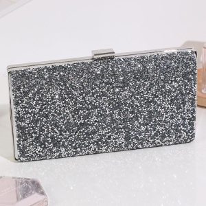 Rhinestone Chain Strap Evening Clutch Bag, Bags, chicme - Women's Fashion Online