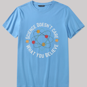 Men's Science doesn't care what you believe Cotton Crew Neck T-Shirt, T-shirts, Lilicloth.com