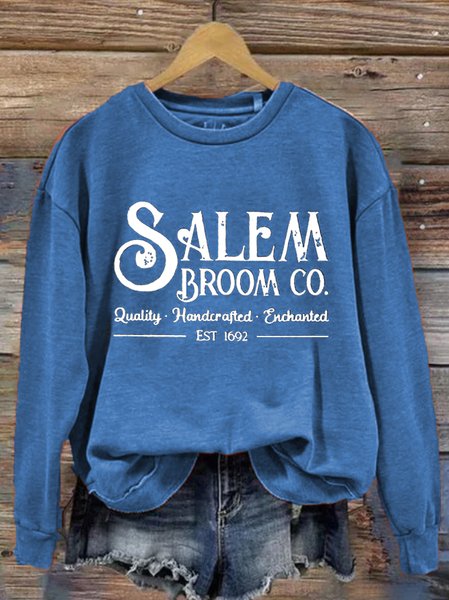 Text Letters Loose Casual Sweatshirt, Sweatshirts & Hoodies, color:Blue|size:XXL, JustFashionNow