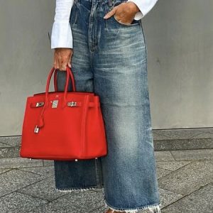 Urban Chic Denim Wide-Leg Jeans, Jeans, color:Blue|size:XXL, Stylewe