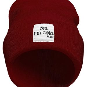 Yes I'm Cold Funny Beanie Hat, Men's Accessories, Lilicloth.com