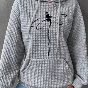 Dragonfly Simple Cotton-Blend Loose Hoodie, Hoodies&Sweatshirts, Lilicloth.com