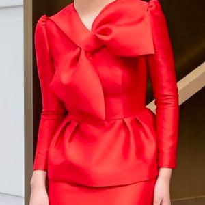 Plain Regular Fit Elegant Long Sleeve Shirt, Blouses and Shirts, color:Red|size:XXL, Stylewe