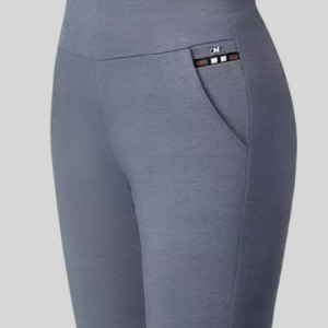 Casual Plain Long Pocket Stitching Pant, Pants, color:Gray|size:5XL, Noracora