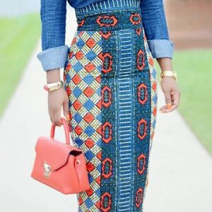 Abstract Regular Fit Urban Skirt, Skirts, color:As Picture|size:XXL, Stylewe