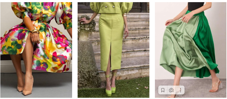Satin Skirts Satin Skirts
